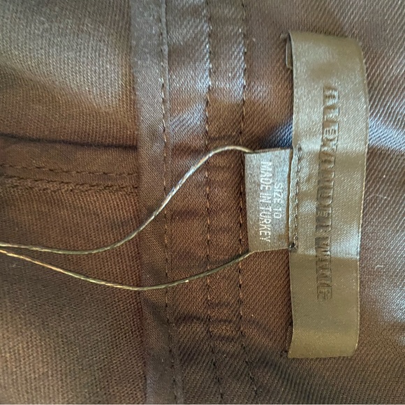 Alexander Wang Blk patent leather pants w/chrome buttons New/Never worn. Size10 - Picture 4 of 8